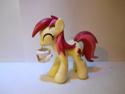 Size: 2048x1536 | Tagged: safe, artist:earthenpony, roseluck, pony, g4, customized toy, irl, photo, sculpture, solo, toy, watering can