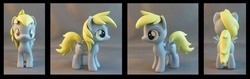 Size: 1101x350 | Tagged: safe, artist:krowzivitch, derpy hooves, pony, g4, customized toy, female, filly, irl, photo, sculpture, solo, toy