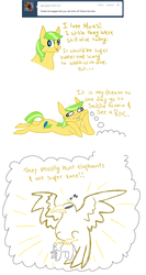 Size: 1208x2263 | Tagged: safe, artist:ubersaur, oc, oc only, roc, ask, featherfoot, tumblr