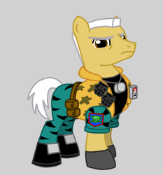 Size: 504x540 | Tagged: safe, artist:death-driver-5000, artist:ecto-500, chip hazard, commando elite, ponified, small soldiers