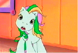 Size: 300x204 | Tagged: safe, screencap, coconut cream (g3), earth pony, pony, dancing in the clouds, g3, animated, female, mare