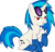 Size: 7209x6866 | Tagged: safe, artist:goldenacorn93, dj pon-3, vinyl scratch, pony, unicorn, g4, absurd resolution, adobe imageready, clothes, cutie mark, female, grin, hooves, horn, looking at you, mare, simple background, sitting, smiling, socks, solo, sunglasses, teeth, transparent background