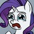 Size: 504x500 | Tagged: safe, rarity, pony, biporarity, g4, crying, female, reaction image, sad, solo