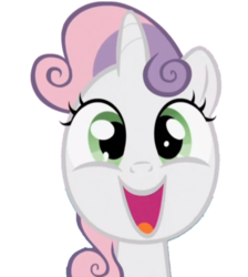 Size: 943x1052 | Tagged: safe, artist:teknikkz, sweetie belle, g4, happy