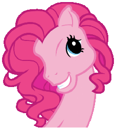 Size: 436x480 | Tagged: safe, pinkie pie, shining armor, g4, too many pinkie pies, animated, creepy, twily face