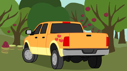 Size: 1280x720 | Tagged: safe, artist:totallynotabronyfim, applejack, g4, truck