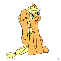 Size: 1600x1600 | Tagged: safe, artist:php192, applejack, earth pony, pony, g4, female, solo