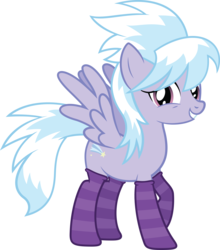 Size: 9580x10908 | Tagged: safe, artist:quanno3, cloudchaser, pony, g4, absurd resolution, clothes, female, simple background, socks, solo, striped socks, transparent background, vector