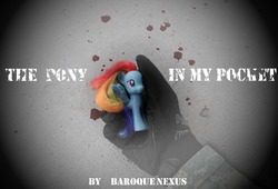 Size: 1819x1238 | Tagged: safe, artist:totallynotabronyfim, rainbow dash, g4, cover art, the pony in my pocket
