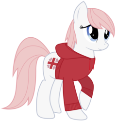 Size: 2254x2353 | Tagged: safe, artist:totallynotabronyfim, nurse redheart, g4, clothes, cute, heartabetes, hoodie, raised hoof, simple background, smiling, transparent background, vector
