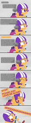Size: 1280x5106 | Tagged: safe, artist:dtcx97, scootaloo, post-crusade, g4, blizzard, clothes, crying, scarf, scootabuse, sled, snow, snowfall, tumblr