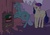 Size: 1000x704 | Tagged: safe, artist:cabyowl, bon bon, lyra heartstrings, sweetie drops, earth pony, pony, unicorn, g4, breaking and entering, duo