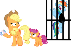 Size: 3024x2024 | Tagged: safe, applejack, princess celestia, rainbow dash, scootaloo, g4