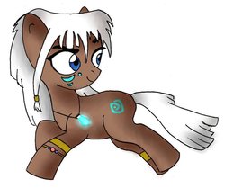 Size: 900x757 | Tagged: safe, artist:azureea, atlantis, atlantis: the lost empire, crossover, disney, kida, necklace, ponified