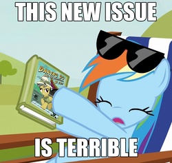 Size: 1139x1080 | Tagged: safe, daring do, rainbow dash, g4, image macro