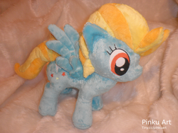 Size: 2048x1536 | Tagged: safe, artist:pinkuart, lightning dust, pony, g4, my little pony: friendship is magic, wonderbolts academy, irl, photo, plushie, solo