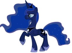 Size: 900x666 | Tagged: safe, princess luna, pony, g4, female, simple background, solo, transparent background, vector