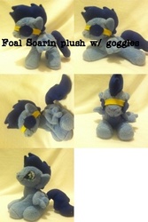 Size: 400x600 | Tagged: safe, artist:kaz115836, soarin', pony, g4, beanie (plushie), irl, photo, plushie, solo