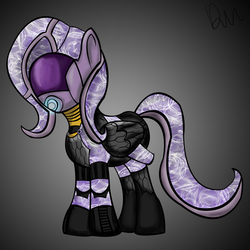 Size: 1400x1400 | Tagged: safe, artist:raritykaiba, fluttershy, g4, cosplay, crossover, mass effect, tali'zorah vas normandy