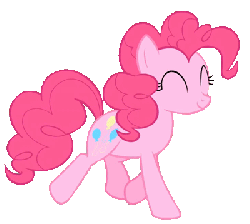 Size: 400x359 | Tagged: safe, pinkie pie, g4, animated, female, walk cycle, walking