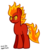 Size: 437x509 | Tagged: safe, artist:terton, 30 minute art challenge, fire, ponified, simple background, solo, transparent background