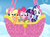 Size: 762x557 | Tagged: safe, screencap, applejack, fluttershy, pinkie pie, rarity, twilight sparkle, earth pony, pegasus, pony, unicorn, g4, wonderbolts academy, box, care package (box), hot air balloon, twinkling balloon, unicorn twilight