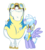 Size: 2000x2200 | Tagged: safe, artist:treez123, bulk biceps, cloudchaser, pegasus, pony, g4, my little pony: friendship is magic, wonderbolts academy, background pony, clothes, cloudrage, duo, ear piercing, earring, female, goggles, jewelry, lead pony badge, male, mare, nervous, piercing, simple background, stallion, transparent background, uniform, vector, wingpony badge, wonderbolt trainee uniform