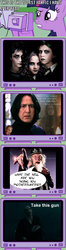 Size: 562x2133 | Tagged: safe, twilight sparkle, human, pony, g4, exploitable meme, fanfic, harry potter, harry potter (series), irl, meme, my immortal, photo, tv meme