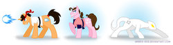 Size: 900x237 | Tagged: safe, artist:umbra-exe, dan hibiki, ponified, ryu, street fighter, twelve