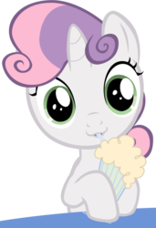 Size: 475x694 | Tagged: safe, artist:rhubarb-leaf, sweetie belle, g4, drinking, milkshake