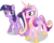 Size: 6200x5000 | Tagged: safe, artist:90sigma, princess cadance, twilight sparkle, alicorn, pony, unicorn, a canterlot wedding, g4, my little pony: friendship is magic, absurd resolution, duo, duo female, female, jewelry, mare, regalia, simple background, skeptical, transparent background, unicorn twilight, vector