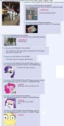 Size: 672x1308 | Tagged: safe, screencap, fluttershy, pinkie pie, rarity, human, g4, sisterhooves social, /mlp/, 4chan, 4chan screencap, cosplay, irl, irl human, photo, sleep mask, the burdened