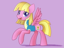 Size: 1200x907 | Tagged: safe, artist:solar-slash, meadow flower, pegasus, pony, g4, wonderbolt trainee uniform