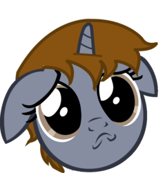 Size: 800x836 | Tagged: safe, artist:slowlearner46, oc, oc only, oc:littlepip, pony, unicorn, fallout equestria, g4, bust, fallout, fanfic, fanfic art, female, floppy ears, horn, mare, portrait, pouting, show accurate, simple background, solo, transparent background