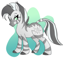 Size: 1102x1009 | Tagged: safe, artist:cluttercluster, oc, oc only, oc:xenith, pony, zebra, fallout equestria, abstract background, fanfic, fanfic art, female, mare, simple background, solo, transparent background, zebra oc