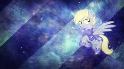 Size: 1191x670 | Tagged: dead source, safe, artist:mackaged, edit, derpy hooves, pegasus, pony, g4, armor, female, mare, wallpaper, wallpaper edit