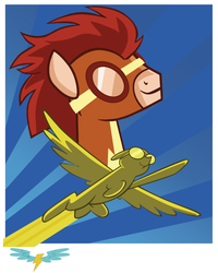 Size: 900x1125 | Tagged: safe, artist:misteralex, soarin', g4, wonderbolts academy, wonderbolts