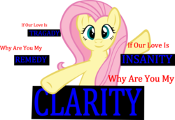 Size: 900x619 | Tagged: safe, artist:gray-gold, fluttershy, g4, lyrics, zedd