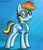 Size: 2166x2490 | Tagged: safe, artist:fusionpony, rainbow dash, g4, goggles, wonderbolt trainee uniform