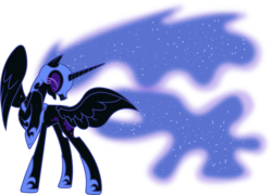 Size: 5960x4290 | Tagged: safe, artist:90sigma, nightmare moon, pony, friendship is magic, g4, absurd resolution, female, simple background, solo, transparent background, vector