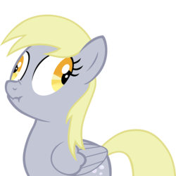 Size: 800x800 | Tagged: safe, artist:necromanteion, derpy hooves, pegasus, pony, g4, female, liarpony, mare, scrunchy face, simple background, solo, transparent background, vector