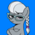 Size: 945x945 | Tagged: safe, artist:megasweet, silver spoon, earth pony, pony, g4, crossed arms, female, glasses, lidded eyes, looking at you, needs more saturation, reaction image, simple background, solo, unimpressed