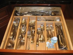 Size: 400x300 | Tagged: safe, silver spoon, g4, drawer, glasses, irl, photo, ponies in real life, silverware