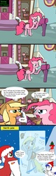 Size: 1667x5182 | Tagged: safe, artist:helsaabi, applejack, derpy hooves, pinkie pie, pegasus, pony, g4, comic, female, mare