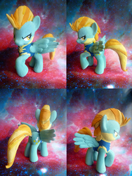 Size: 694x923 | Tagged: safe, artist:mooncustoms, lightning dust, pony, g4, brushable, customized toy, irl, photo, solo, toy