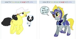 Size: 537x275 | Tagged: safe, derpy hooves, pegasus, pony, derpibooru, g4, exploitable meme, female, juxtaposition, juxtaposition win, mare, night guard, one piece, usopp