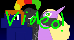 Size: 637x349 | Tagged: safe, artist:brony king, oc, oc only, ballad of the lonely pony, circus afro, highwind, jay arr, video