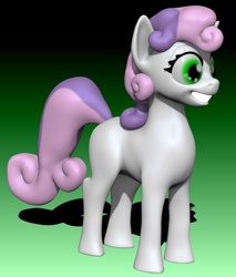 Size: 794x932 | Tagged: safe, artist:harikon, sweetie belle, g4, 3d, solo