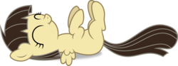 Size: 14610x5436 | Tagged: safe, artist:agamnentzar, artist:tim015, wild fire, pegasus, pony, g4, ^^, absurd resolution, eyes closed, female, filly, on back, simple background, solo, transparent background, vector