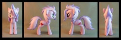 Size: 1196x400 | Tagged: safe, artist:krowzivitch, oc, oc only, oc:sweet strokes, pony, customized toy, irl, photo, sculpture, solo
